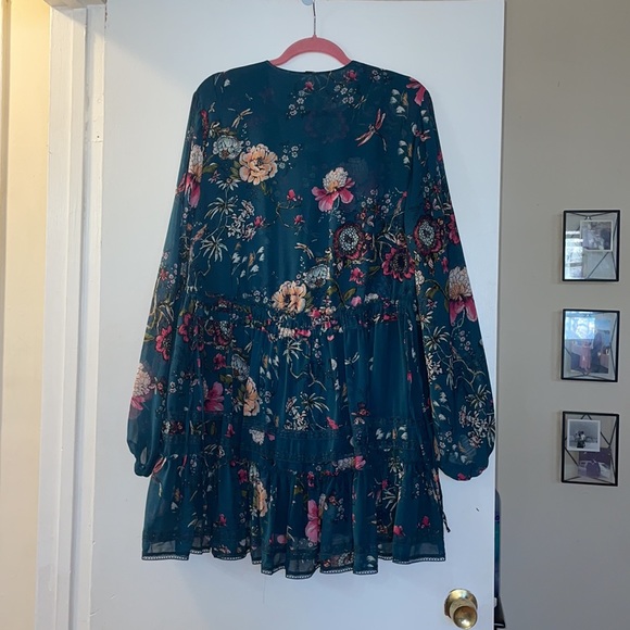 Free People Floral Draped Tunic - Picture 2 of 4